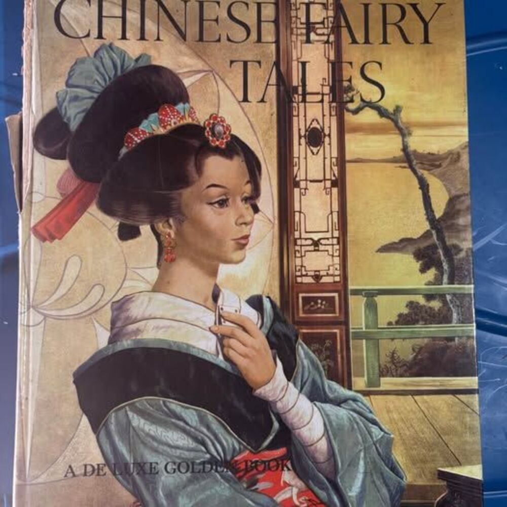 Vintage 1960 Chinese Fairy Tales Deluxe Golden Book Golden Press Printed Italy